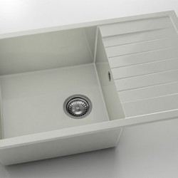 Мивка Vanguard 228, Polymer marble, 02 Полярен гранит, с включен сифон - FAT