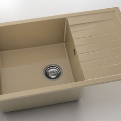 Мивка Vanguard 228, Polymer marble, 04 Розов оникс, с включен сифон - FAT