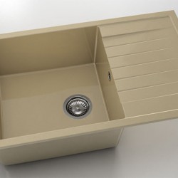 Мивка Vanguard 228, Polymer marble, 05 Капучино гранит, с включен сифон - FAT