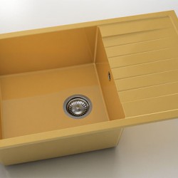 Мивка Vanguard 228, Polymer marble, 06 Андалусия, с включен сифон - FAT