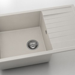 Мивка Vanguard 228, Fat Granite, 1002 Светлобежов, с включен сифон - FAT