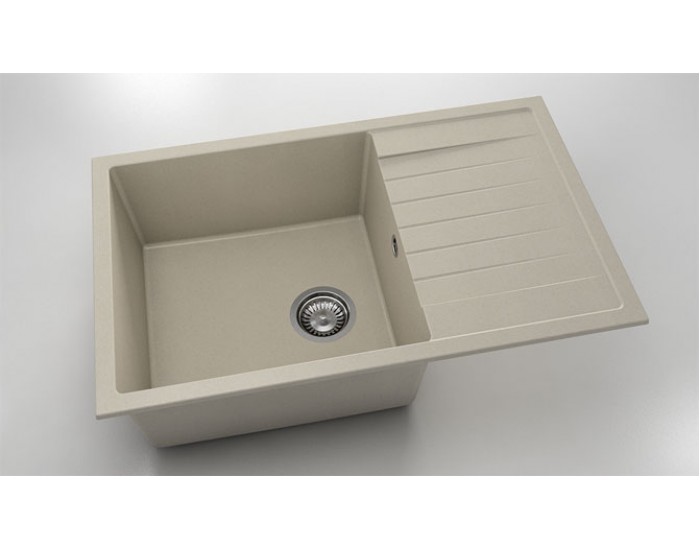 Мивка Vanguard 228, Fat Granite, 1004 Тъмнобежов, с включен сифон