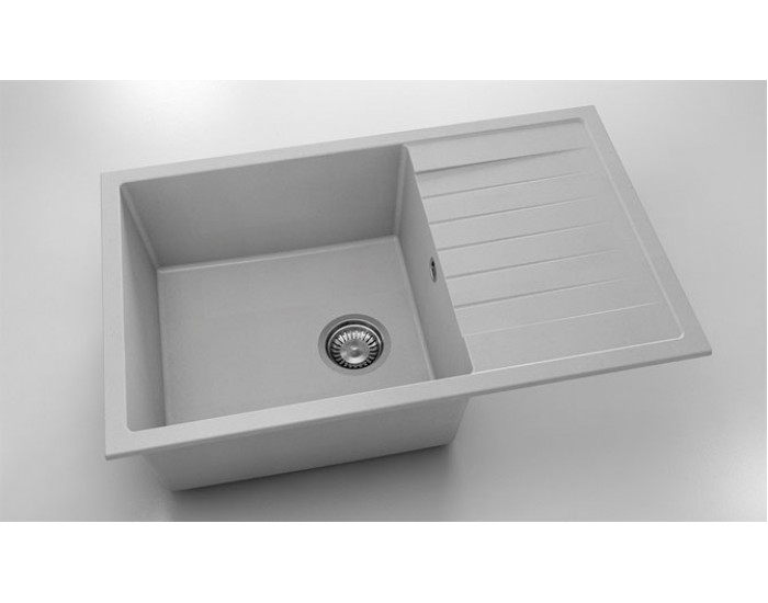 Мивка Vanguard 228, Fat Granite, 1005 Светлосив, с включен сифон