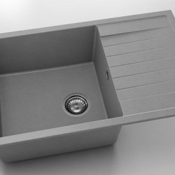 Мивка Vanguard 228, Fat Granite, 1007 Тъмносив, с включен сифон - FAT