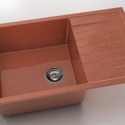 Мивка Vanguard 228, Granicite, 239 Dark selmon, с включен сифон - FAT