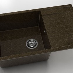 Мивка Vanguard 228, Granicite, 338 Brownie, с включен сифон - FAT