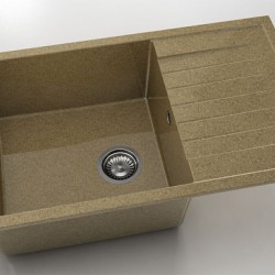 Мивка Vanguard 228, Granicite, 343 White Frappe, с включен сифон - FAT