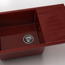 Мивка Vanguard 228, Granicite, 530 Firebrick, с включен сифон - FAT