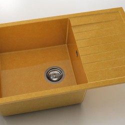 Мивка Vanguard 228, Granicite, 910 Camel, с включен сифон - FAT