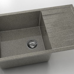 Мивка Vanguard 228, Granicite, 940 Space Gray, с включен сифон - FAT
