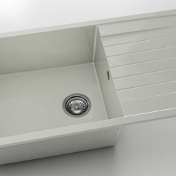 Мивка Vanguard 229, Polymer marble, 02 Полярен гранит, с включен сифон - FAT