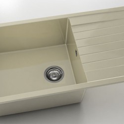 Мивка Vanguard 229, Polymer marble, 03 Жасмин, с включен сифон - FAT