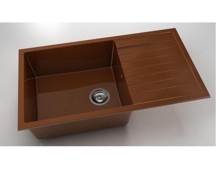 Мивка Vanguard 229, Polymer marble, 07 Азалия, с включен сифон