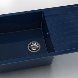 Мивка Vanguard 229, Polymer marble, 10 Син гранит, с включен сифон - FAT