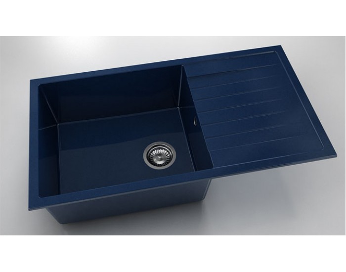 Мивка Vanguard 229, Polymer marble, 10 Син гранит, с включен сифон