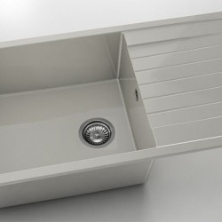 Мивка Vanguard 229, Polymer marble, 11 Сив гранит, с включен сифон - FAT