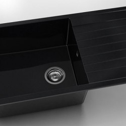 Мивка Vanguard 229, Polymer marble, 12 Черен гранит, с включен сифон - FAT