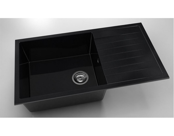 Мивка Vanguard 229, Polymer marble, 12 Черен гранит, с включен сифон