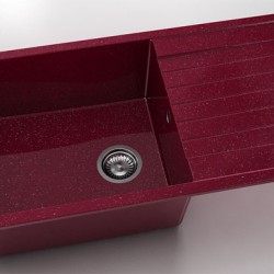 Мивка Vanguard 229, Polymer marble, 20 Сребрист виолет, с включен сифон - FAT