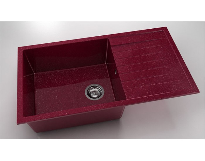 Мивка Vanguard 229, Polymer marble, 20 Сребрист виолет, с включен сифон