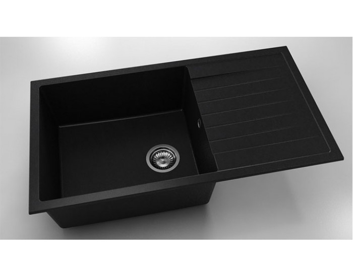 Мивка Vanguard 229, Fat Granite, 1008 Черен металик, с включен сифон