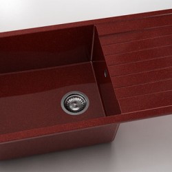 Мивка Vanguard 229, Granicite, 530 Firebrick, с включен сифон - FAT