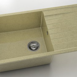 Мивка Vanguard 229, Granicite, 879 Cocoa cream, с включен сифон - FAT