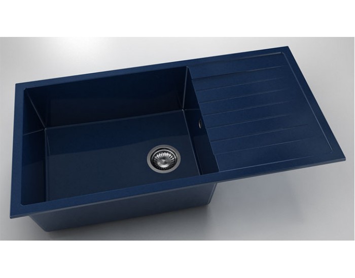 Мивка Vanguard 230, Polymer marble, 10 Син гранит, с включен сифон