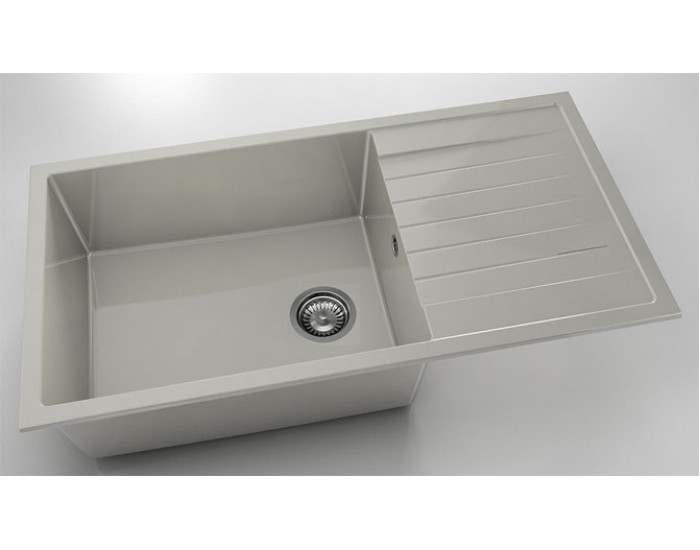 Мивка Vanguard 230, Polymer marble, 11 Сив гранит, с включен сифон