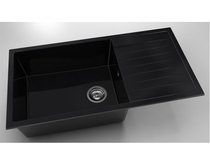 Мивка Vanguard 230, Polymer marble, 12 Черен гранит, с включен сифон