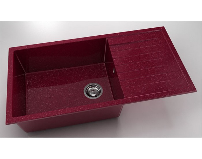 Мивка Vanguard 230, Polymer marble, 20 Сребрист виолет, с включен сифон