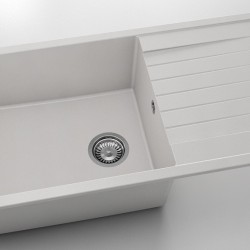 Мивка Vanguard 230, Fat Granite, 1001 бял, с включен сифон - FAT