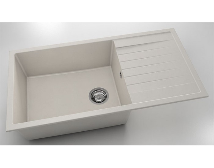 Мивка Vanguard 230, Fat Granite, 1002 Светлобежов, с включен сифон