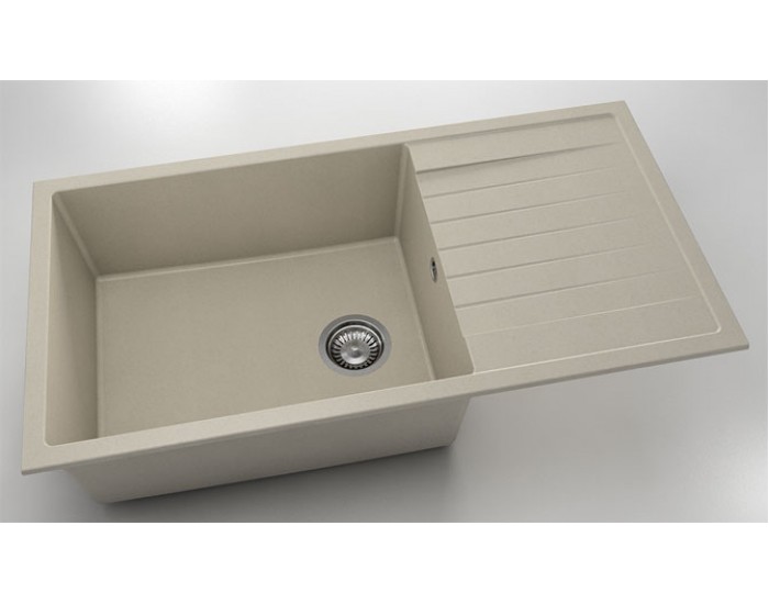 Мивка Vanguard 230, Fat Granite, 1004 Тъмнобежов, с включен сифон