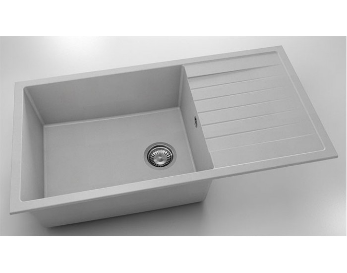 Мивка Vanguard 230, Fat Granite, 1005 Светлосив, с включен сифон