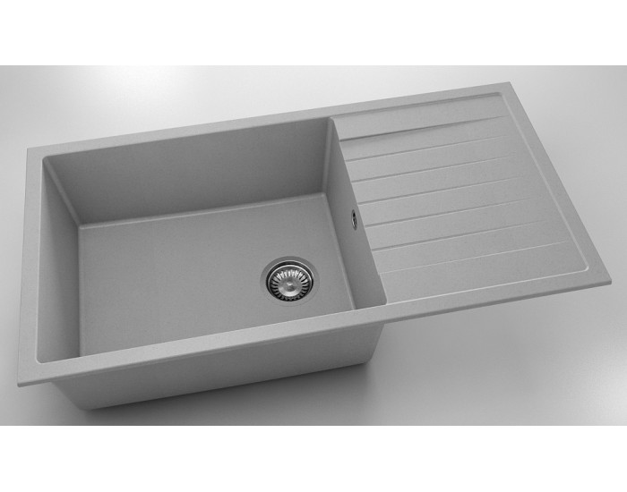 Мивка Vanguard 230, Fat Granite, 1006 Сив, с включен сифон