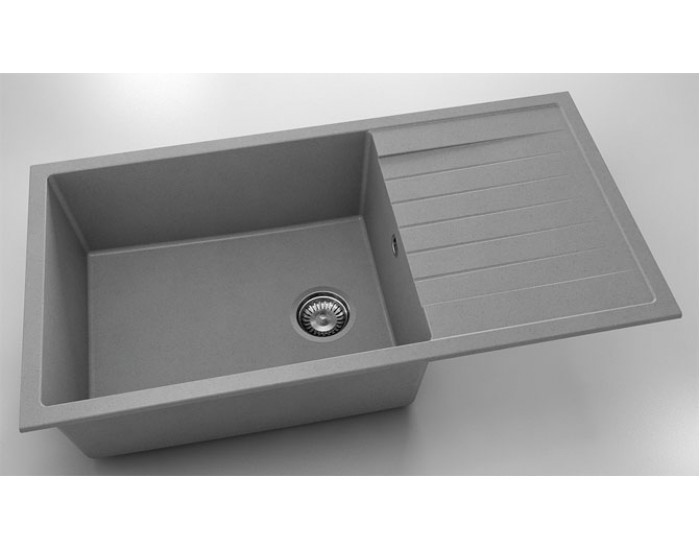 Мивка Vanguard 230, Fat Granite, 1007 Тъмносив, с включен сифон