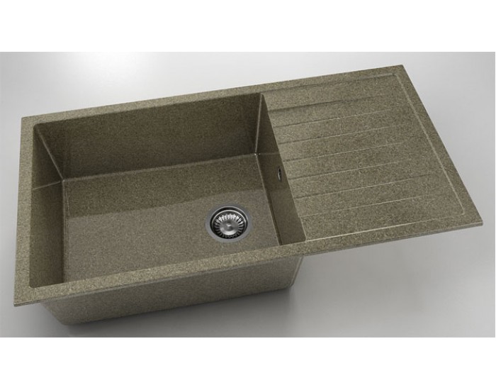 Мивка Vanguard 230, Granicite, 330 Walnut Toffee, с включен сифон