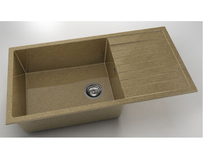 Мивка Vanguard 230, Granicite, 343 White Frappe, с включен сифон