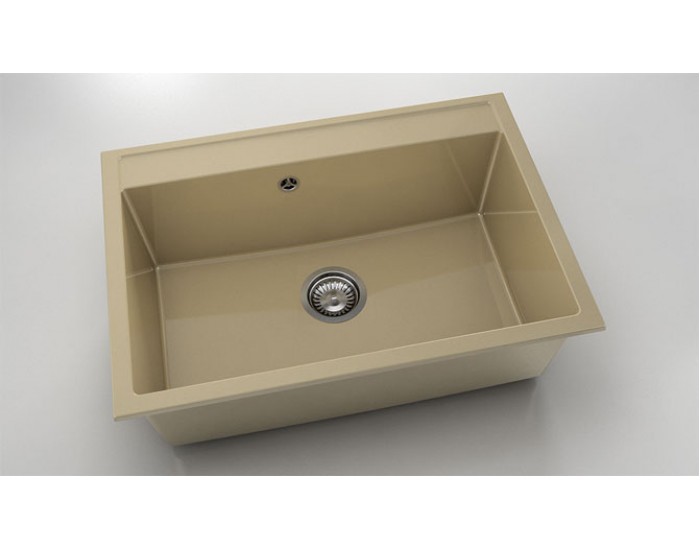 Мивка Vanguard 231, Polymer marble, 05 Капучино гранит, с включен сифон