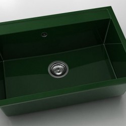 Мивка Vanguard 231, Polymer marble, 09 Зелен гранит, с включен сифон - FAT