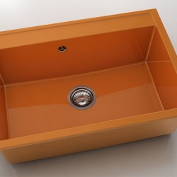 Мивка Vanguard 231, Polymer marble, 16 Оранж, с включен сифон - Мивки
