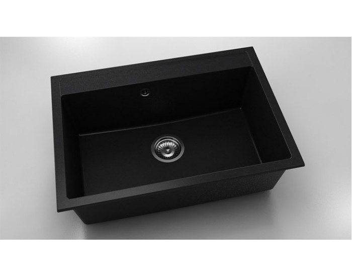 Мивка Vanguard 231, Fat Granite, 1008 Черен металик, с включен сифон