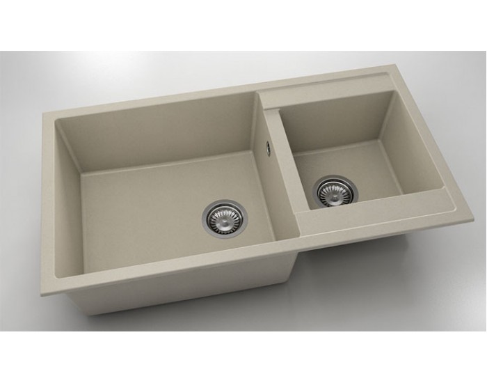 Мивка Vanguard 234, Fat Granite, 1004 Тъмнобежов, с включен сифон