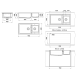 Мивка Vanguard 235, Granicite, 940 Space Gray, с включен сифон