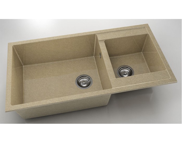 Мивка Vanguard 235, Granicite, 809 Latte, с включен сифон