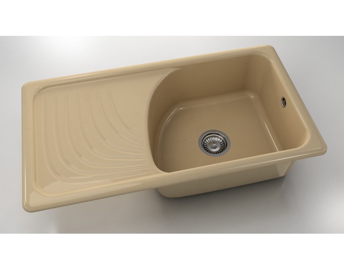 Mивка Classic 203, Polymer Marble, 04 Розов оникс, с включен сифон