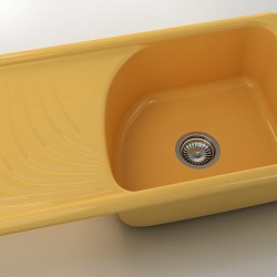  Mивка Classic 203, Polymer Marble, 06 Андалусия, с включен сифон  - FAT