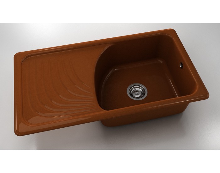 Mивка Classic 203, Polymer Marble, 07 Азалия, с включен сифон