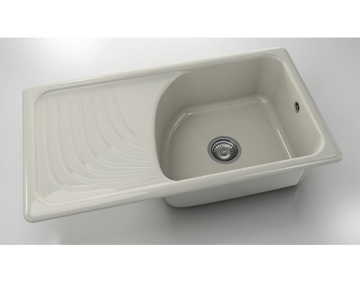 Mивка Classic 203, Polymer Marble, 11 Сив гранит, с включен сифон